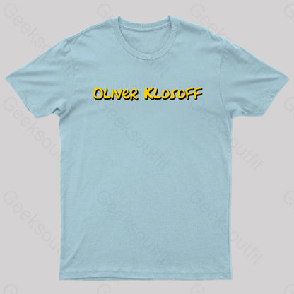 Oliver Klosoff Geek T-Shirt Light Blue / S