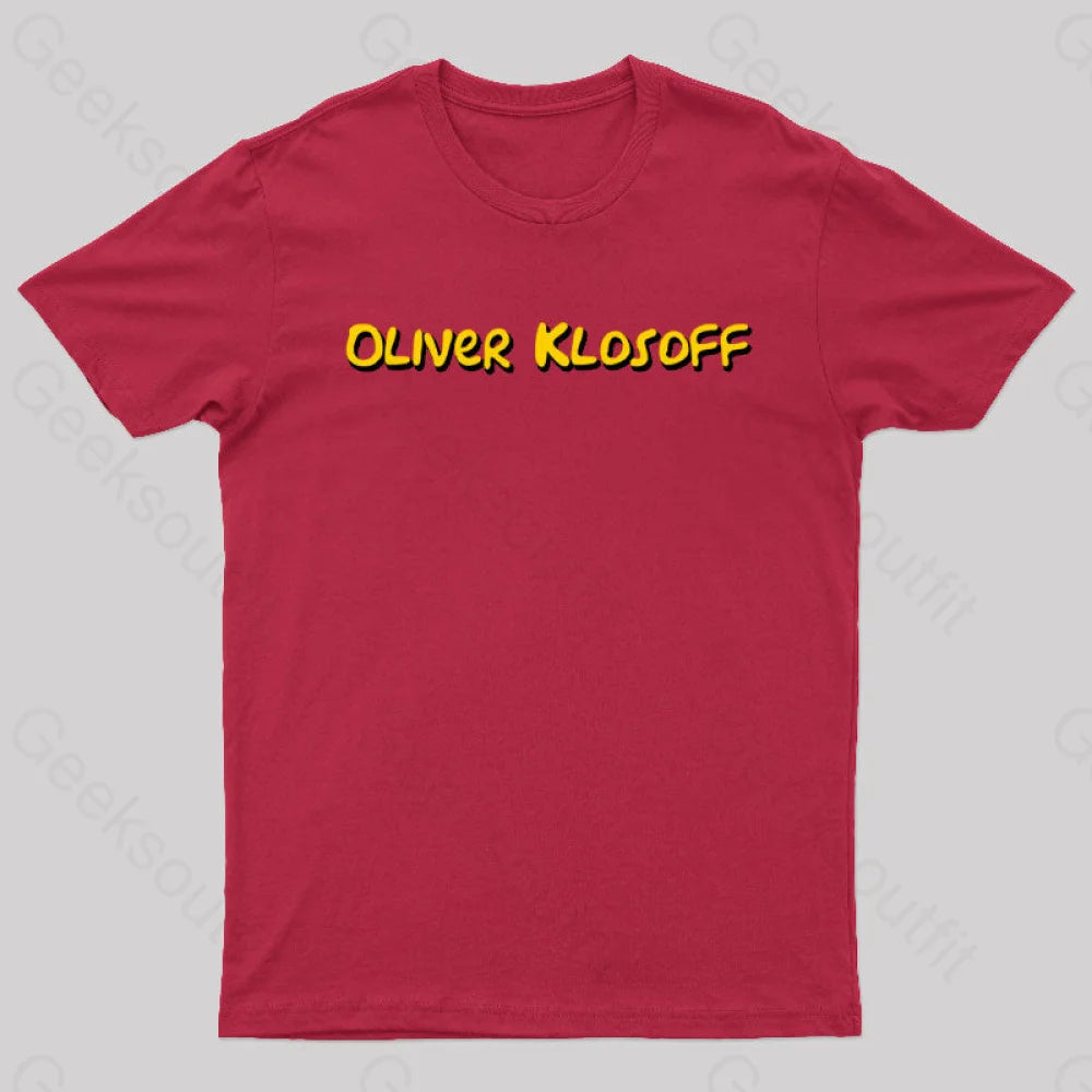 Oliver Klosoff Geek T-Shirt Red / S