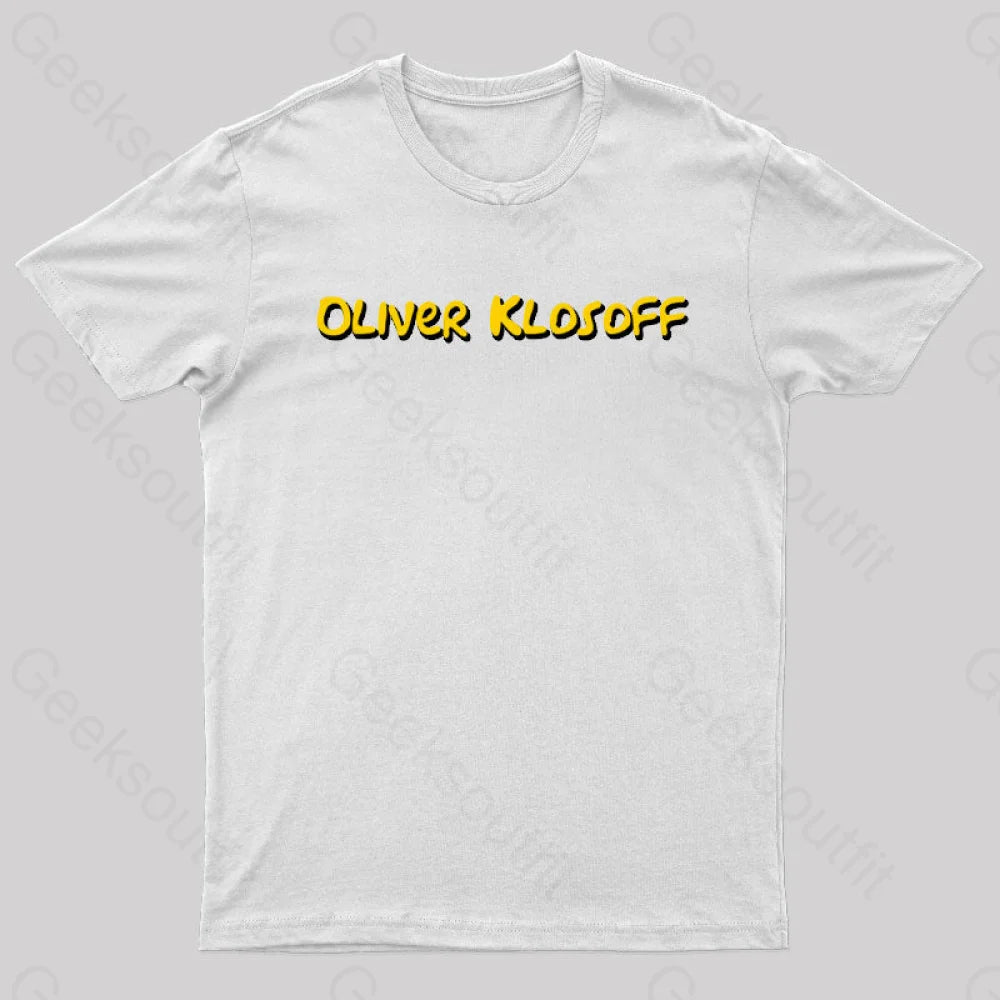 Oliver Klosoff Geek T-Shirt White / S