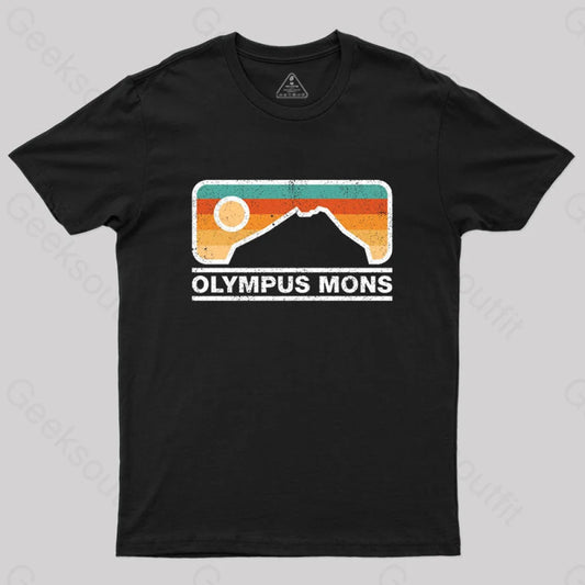 Olympus Mons Mars T-Shirt Black / S