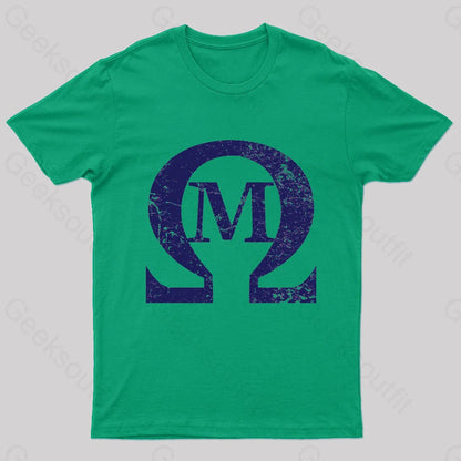 Omega Mu Nerd T-Shirt Green / S