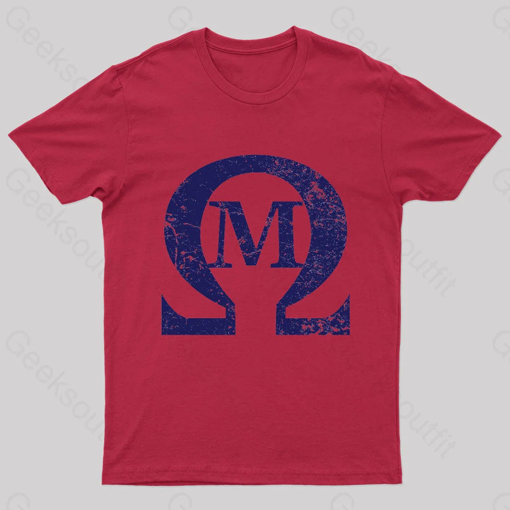 Omega Mu Nerd T-Shirt Red / S