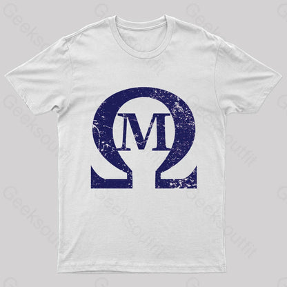 Omega Mu Nerd T-Shirt White / S