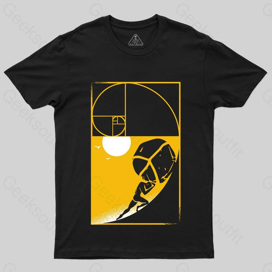 One Must Imagine Sisyphus Happy Fibonacci T-shirt - Geeksoutfit