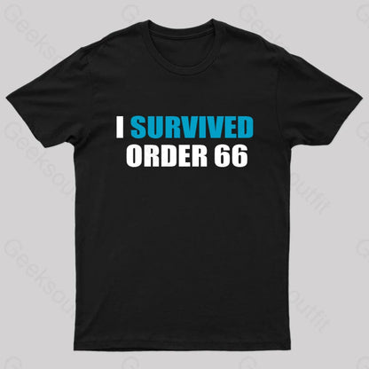 Order 66 Blue #2 T-Shirt Black / S