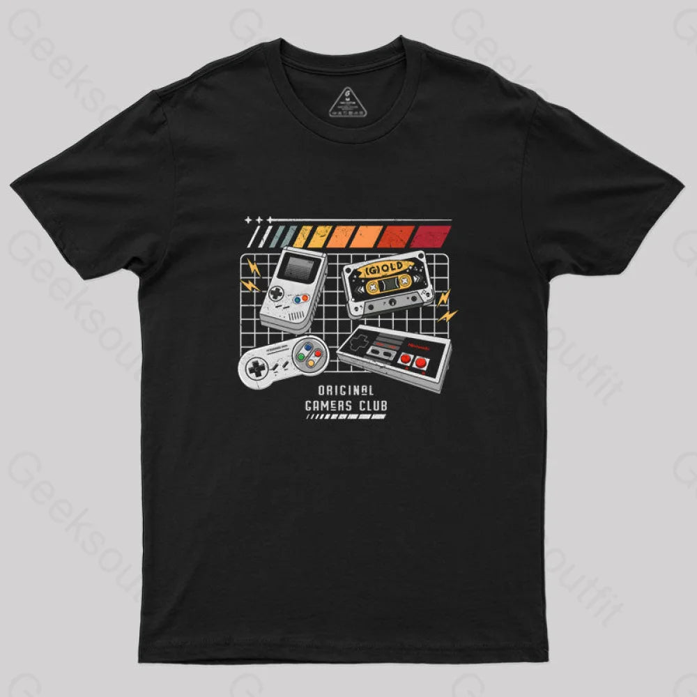 Original Gamers Club Geek T-Shirt Black / S