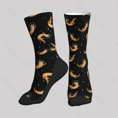 Otter Astronaut Men’s Socks