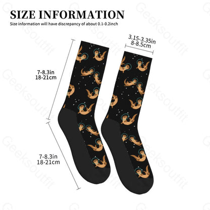 Otter Astronaut Men’s Socks