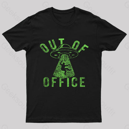 Out Of Office Geek T-Shirt Black / S