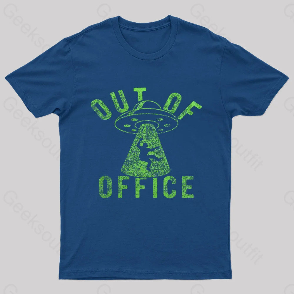 Out Of Office Geek T-Shirt Navy / S