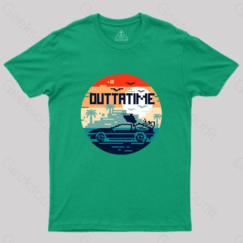 Outta Time T-Shirt Green / S