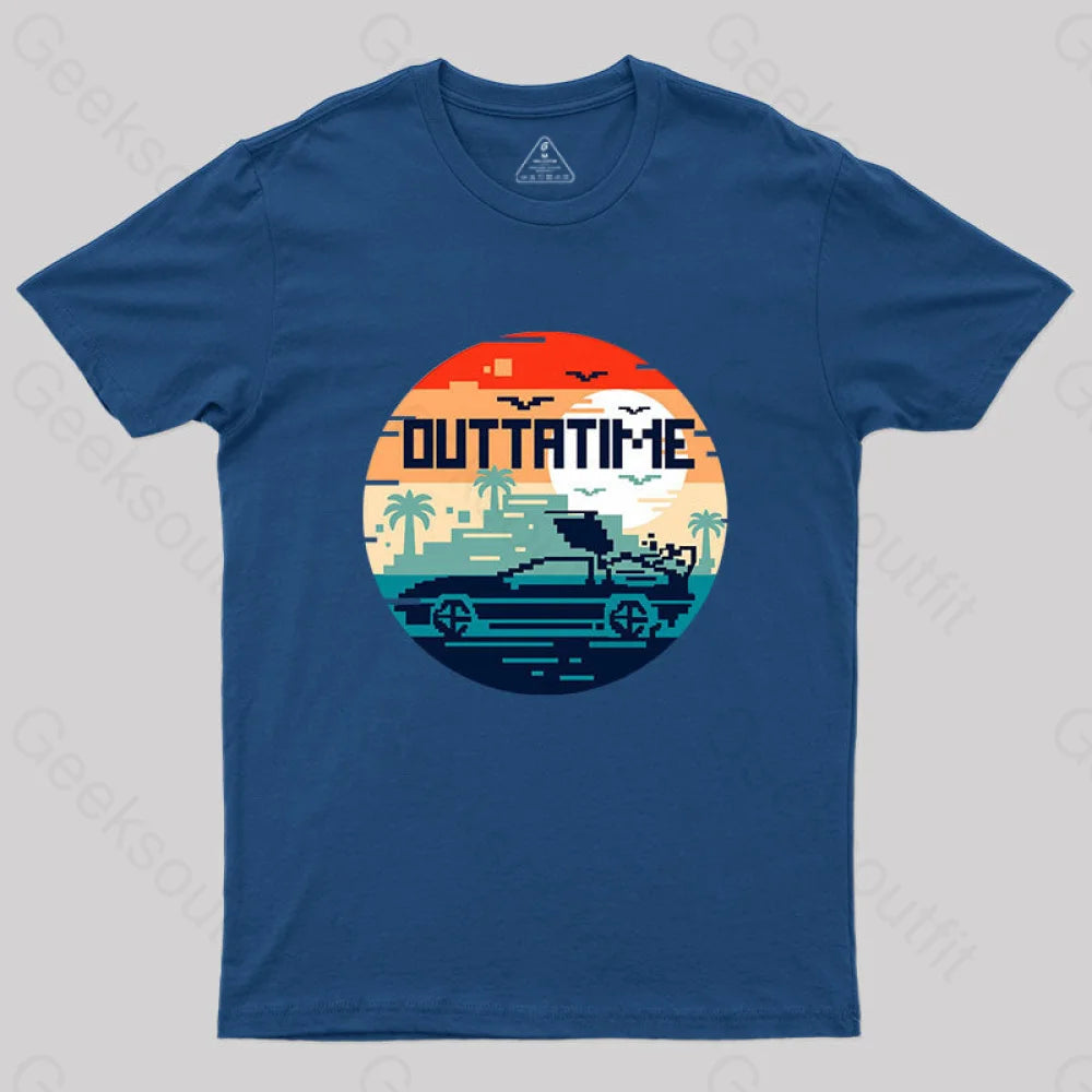 Outta Time T-Shirt Navy / S