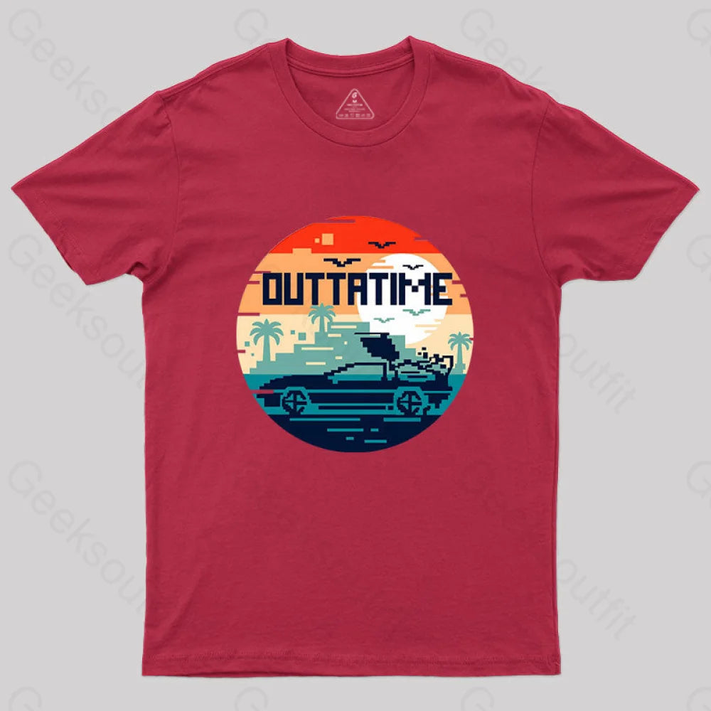 Outta Time T-Shirt Red / S