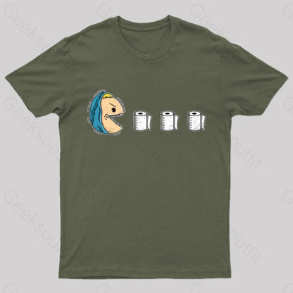 Pac Holio Geek T-Shirt Army Green / S