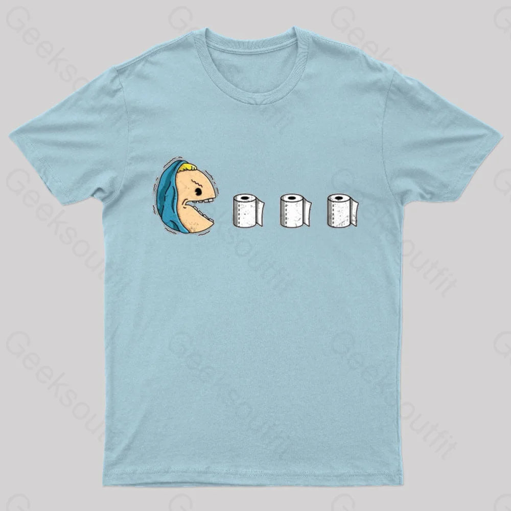 Pac Holio Geek T-Shirt Light Blue / S