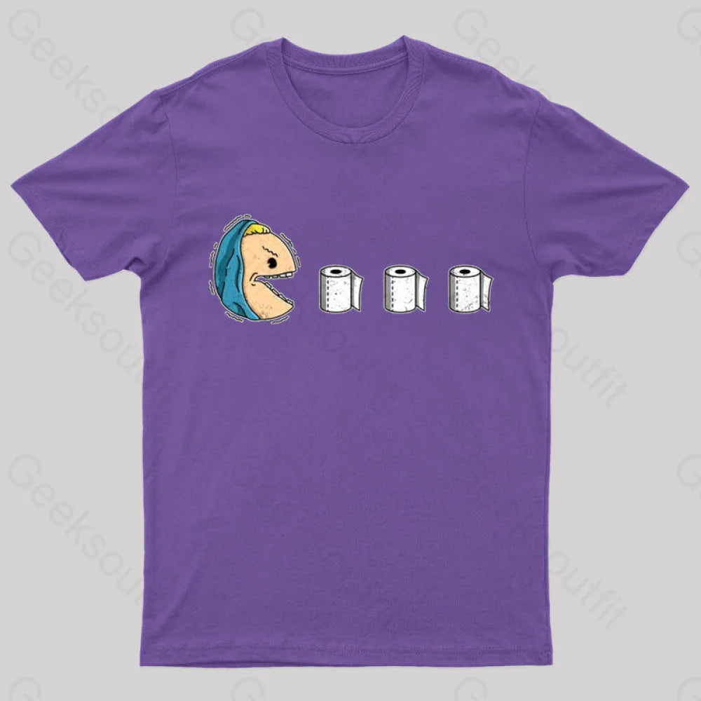 Pac Holio Geek T-Shirt Purple / S