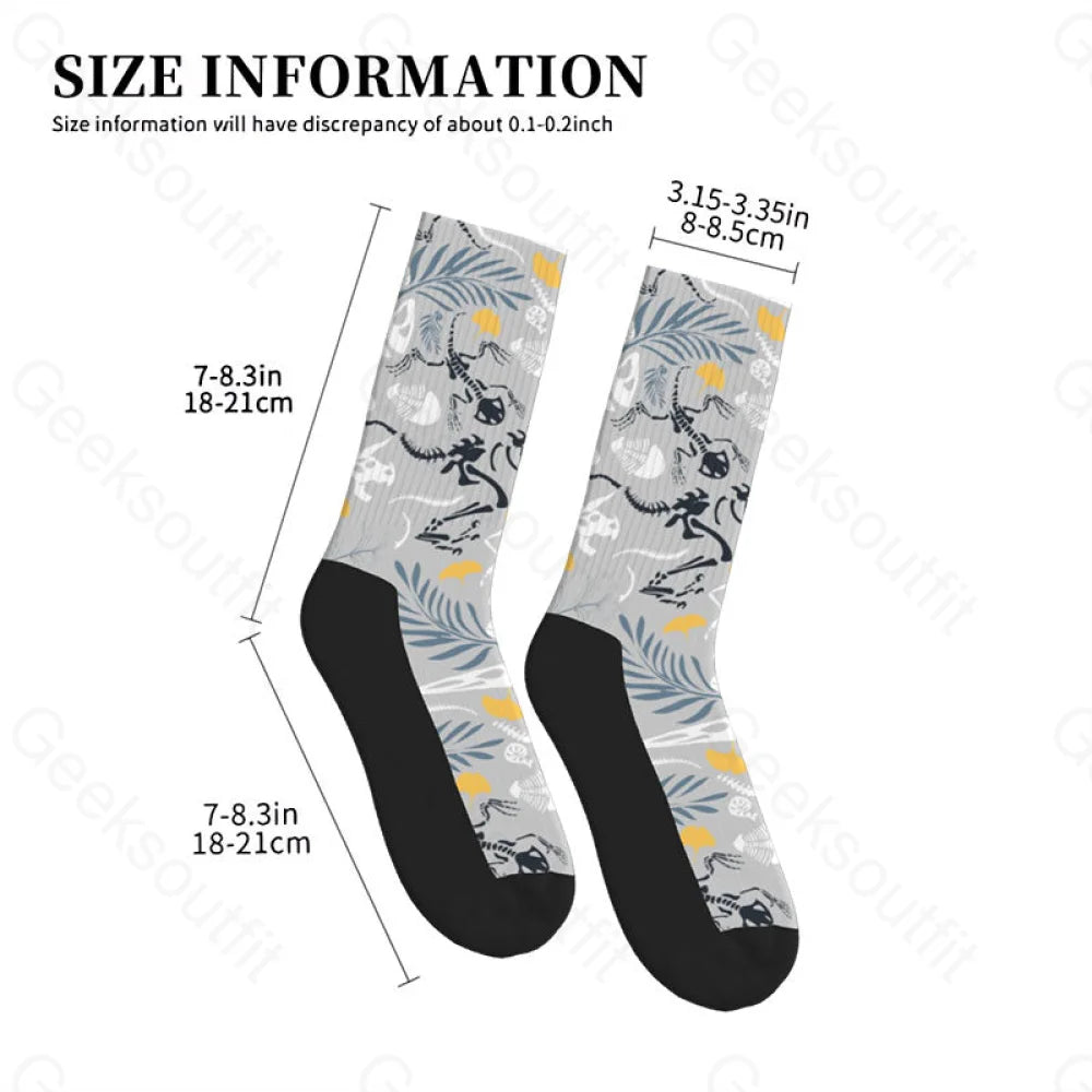 Paleontological Fossils Men’s Socks