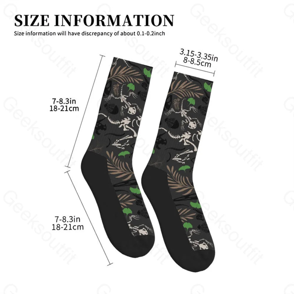 Paleontological Fossils Men’s Socks