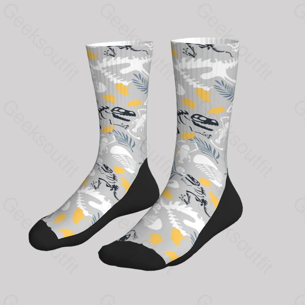 Paleontological Fossils Men’s Socks Sks108