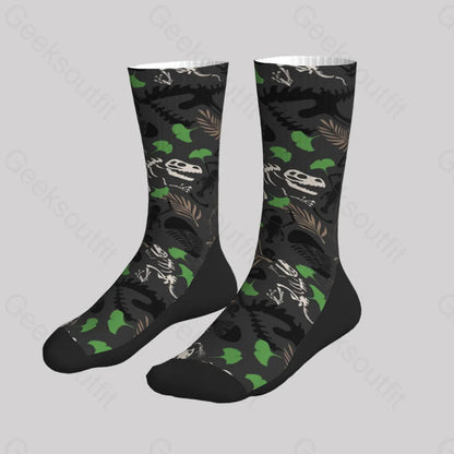 Paleontological Fossils Men’s Socks Sks109