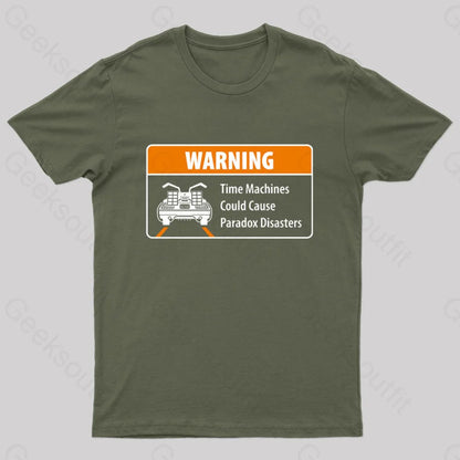 Paradox Disasters Geek T-Shirt Army Green / S