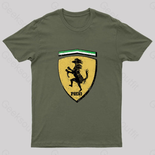 Patsi Geek T-Shirt Army Green / S