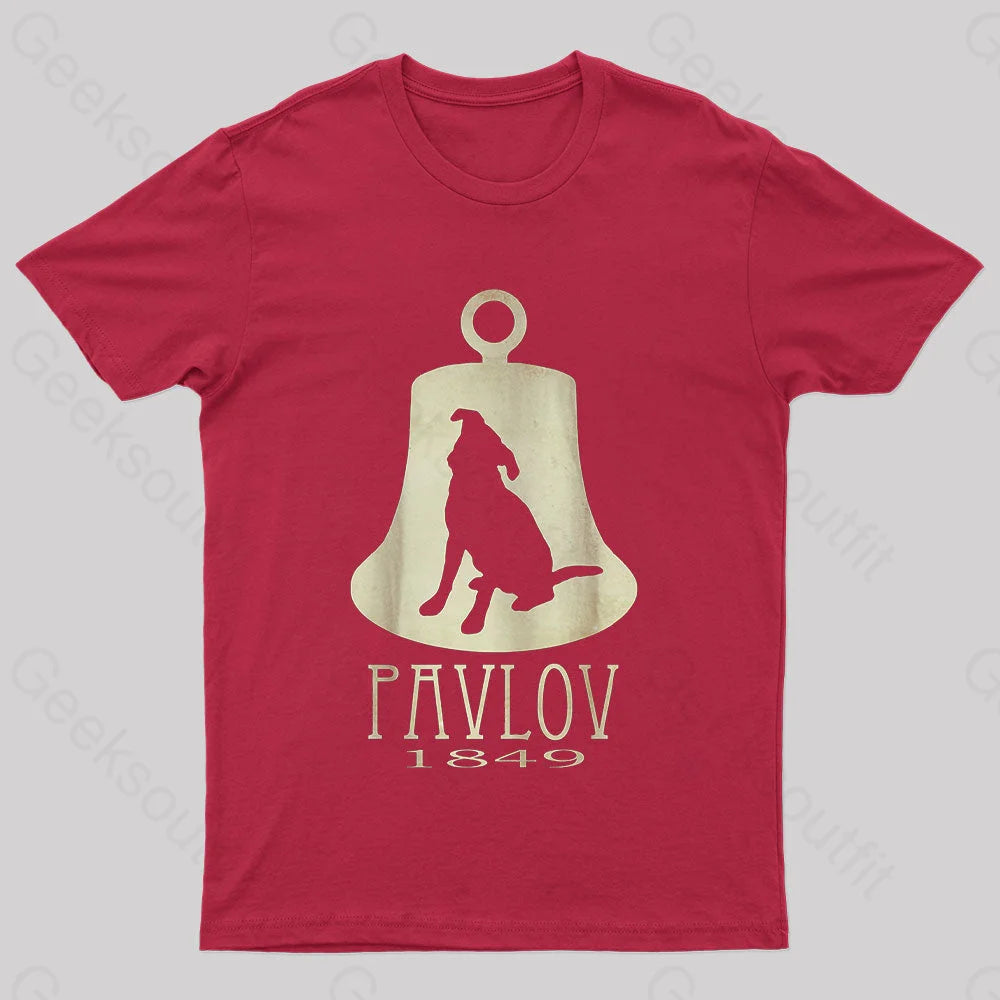 Pavlov’s Dog Geek T-Shirt Red / S