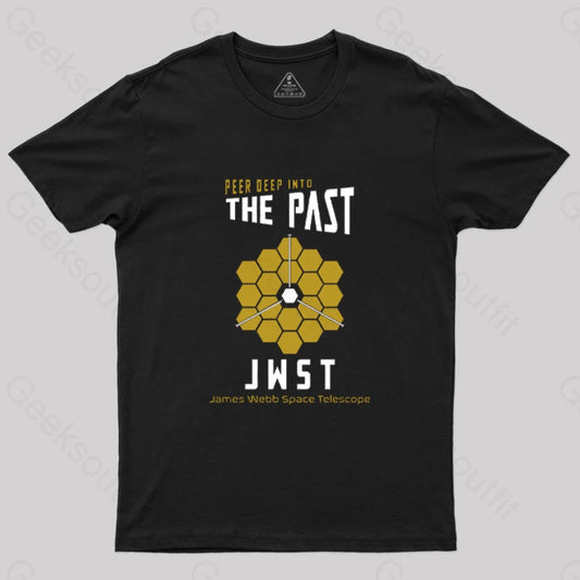 Peer Deep Into The Past T-Shirt Black / S