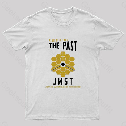 Peer Deep Into The Past T-Shirt White / S