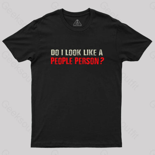 People Person T-Shirt Black / S