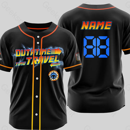 Personalized Back To The Future Baseball Jersey Xs