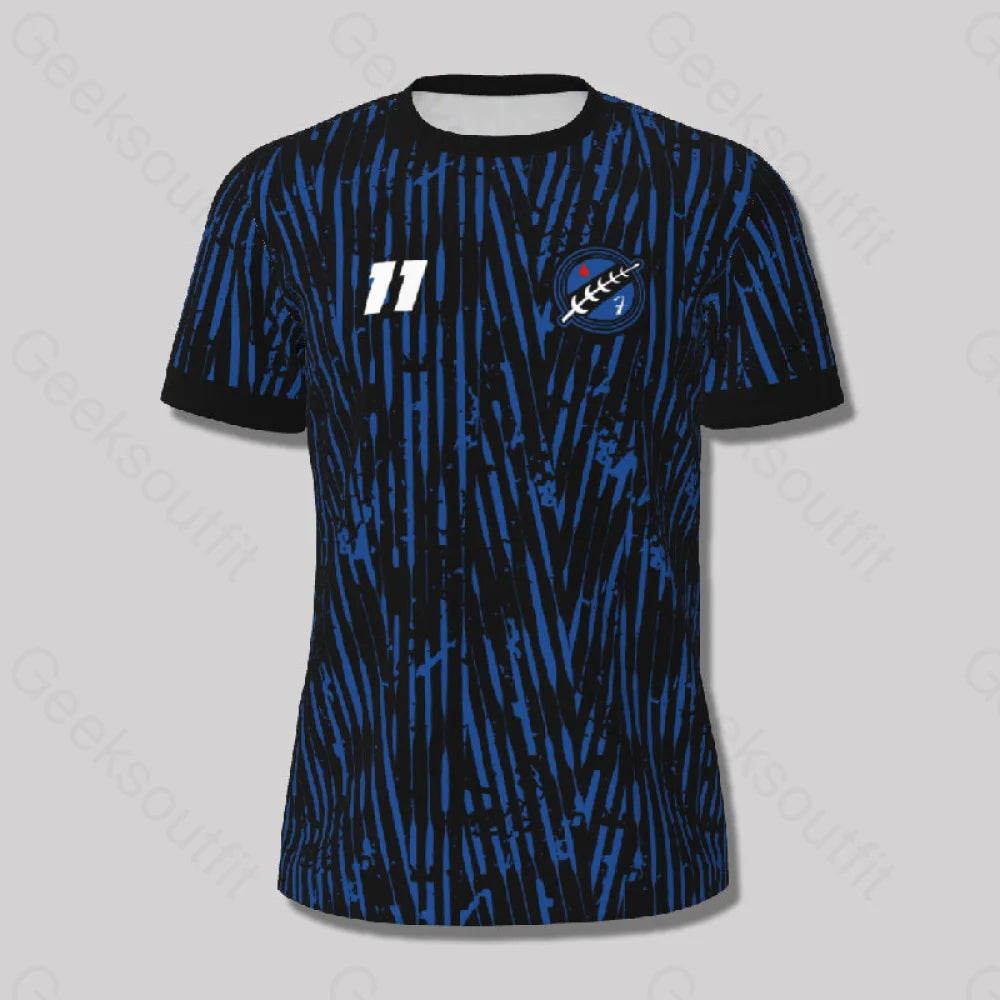 Personalized Boba Fett Dark Blue Soccer Jersey S