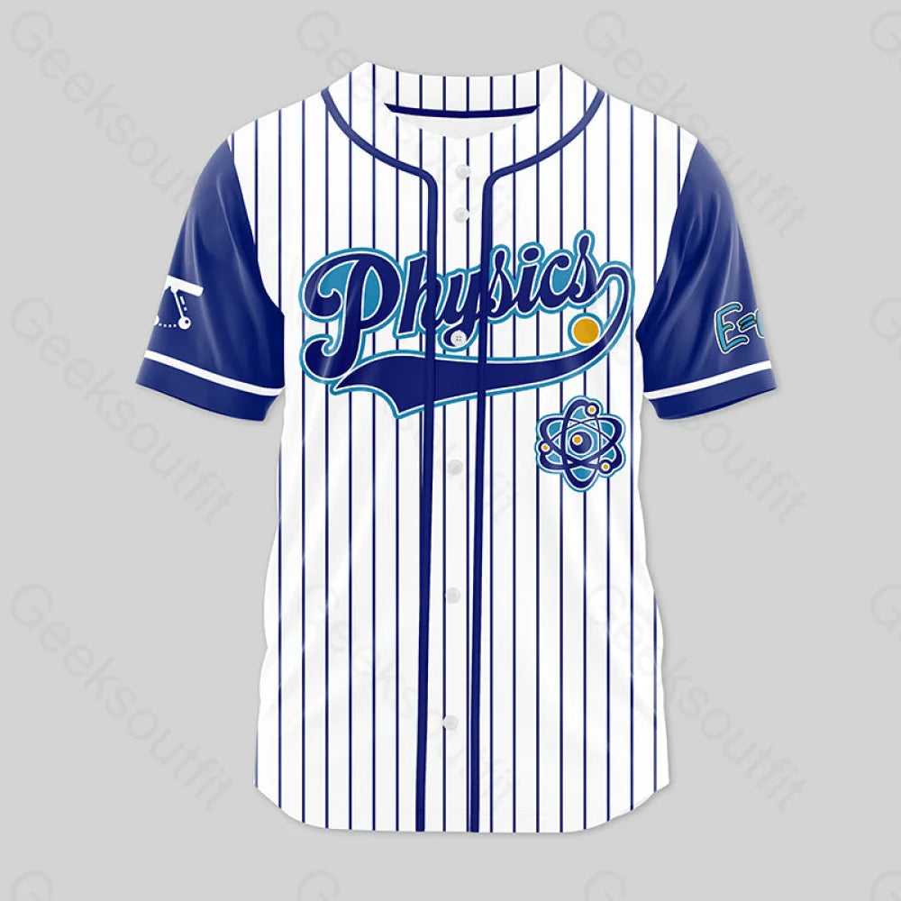 Personalized Physics Side Baseball Jersey