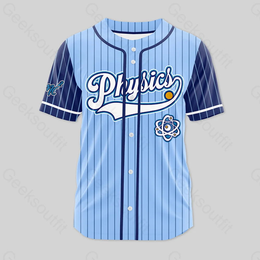 Personalized Physics Side Baseball Jersey