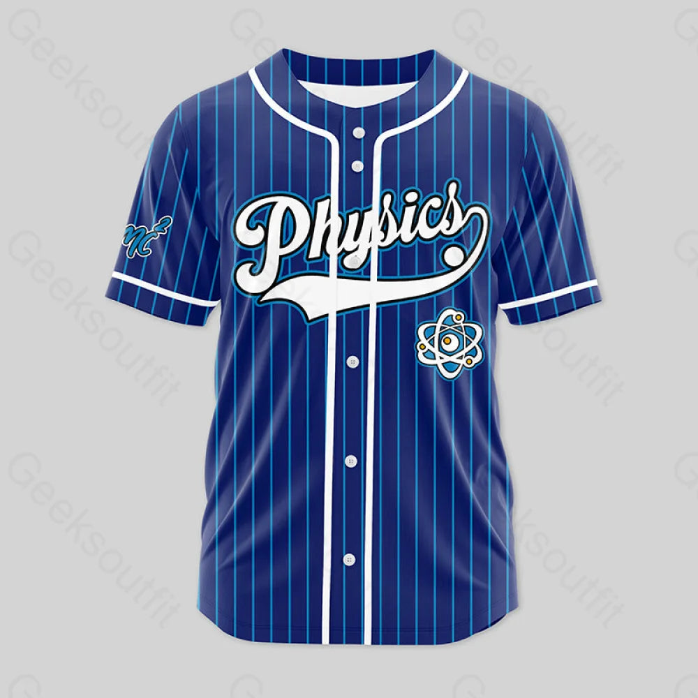 Personalized Physics Side Baseball Jersey