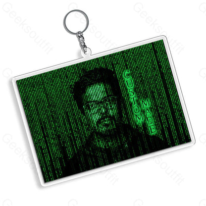 Personalized The Matrix Keychain