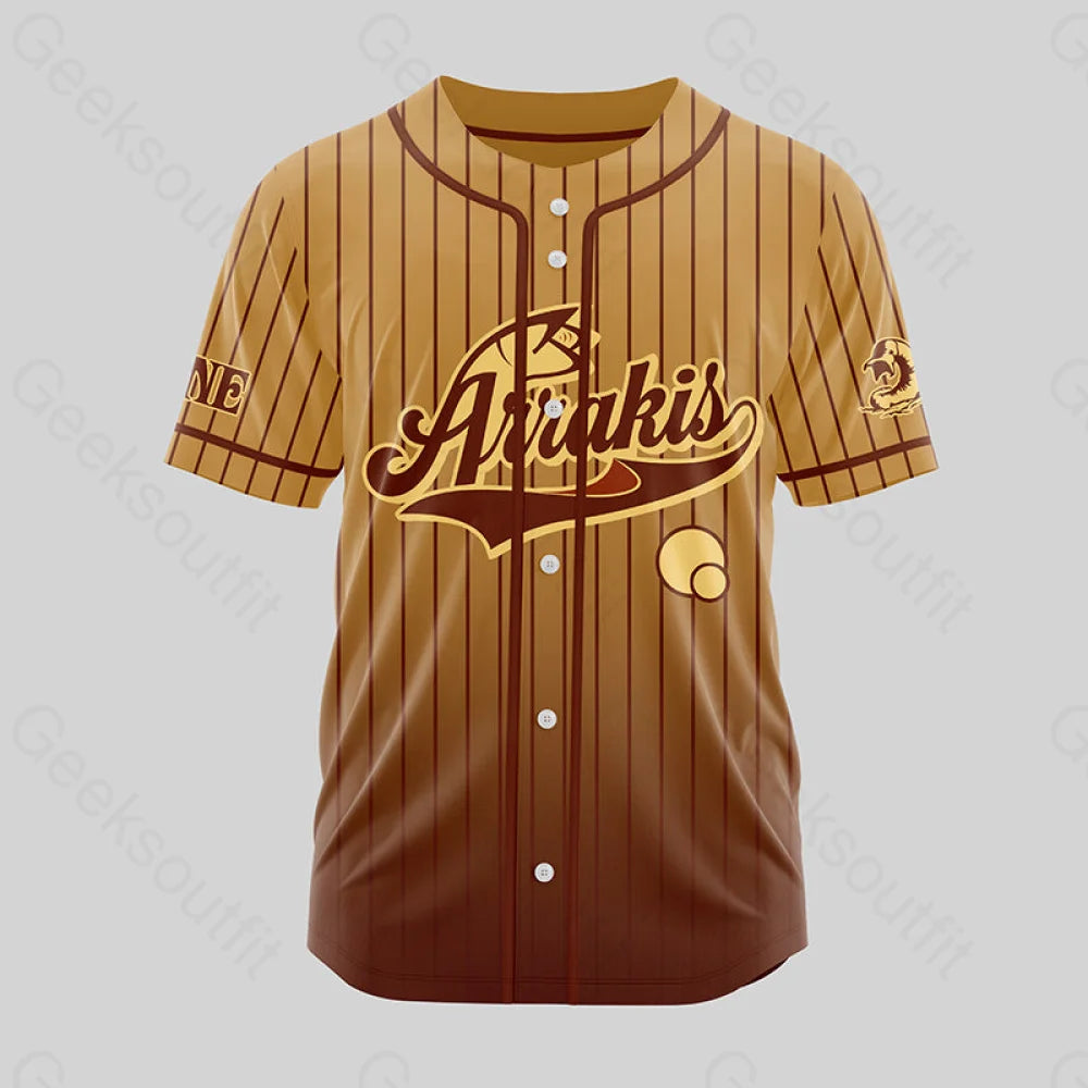 Personalized Visit Arrakis Baseball Jersey