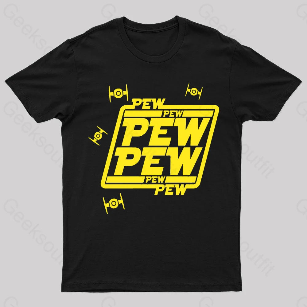 Pew Geek T-Shirt Black / S