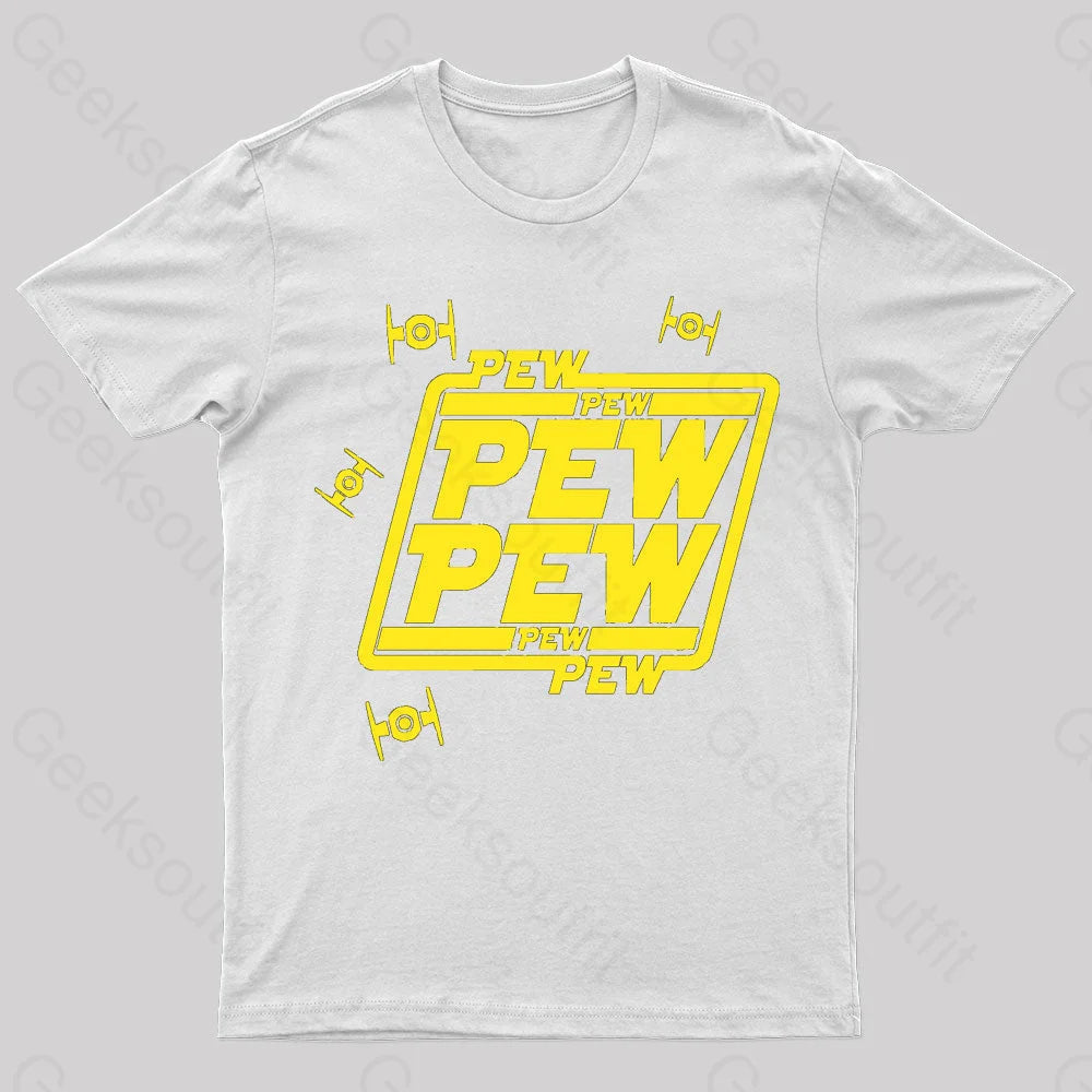 Pew Geek T-Shirt White / S