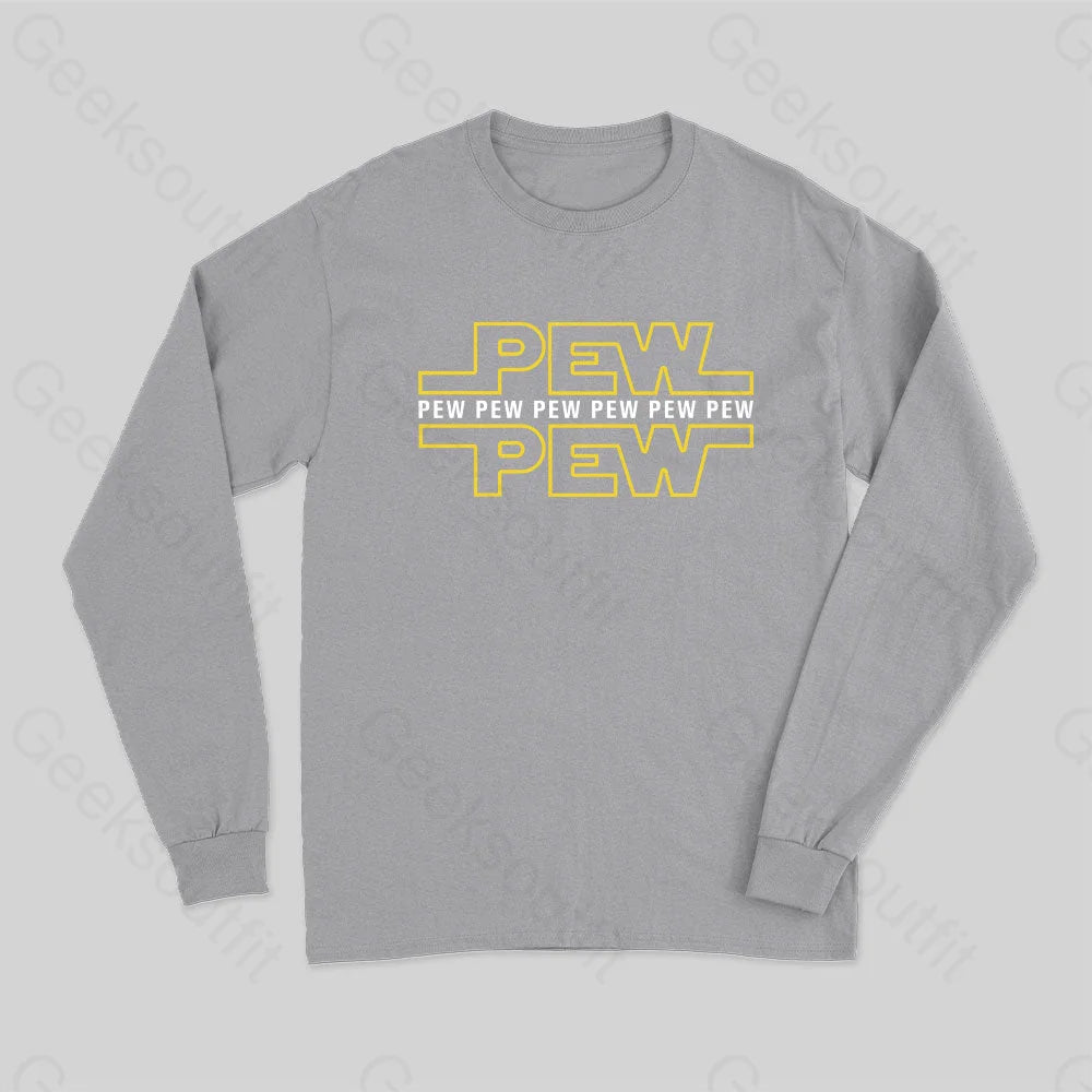 Pew Long Sleeve T-Shirt Grey / S