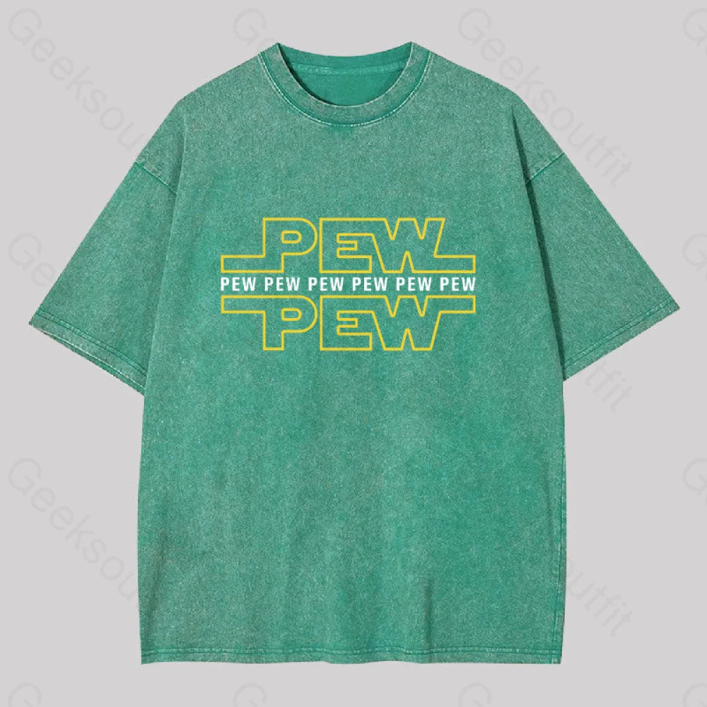 Pew Washed T-Shirt Grass Green / S