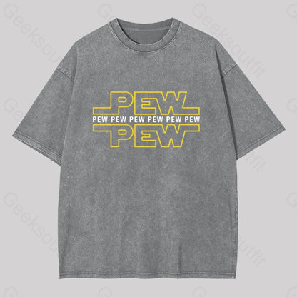 Pew Washed T-Shirt Grey / S