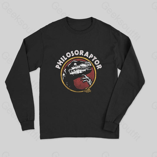 Philosoraptor Long Sleeve T-Shirt - Geeksoutfit