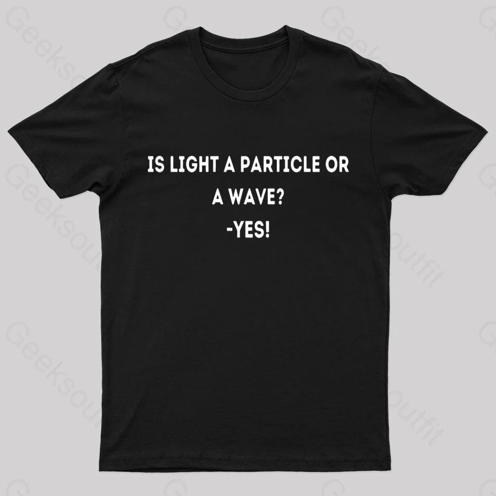 Physics Lover Joke Geek T-Shirt Black / S