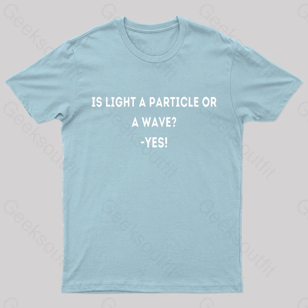 Physics Lover Joke Geek T-Shirt Light Blue / S