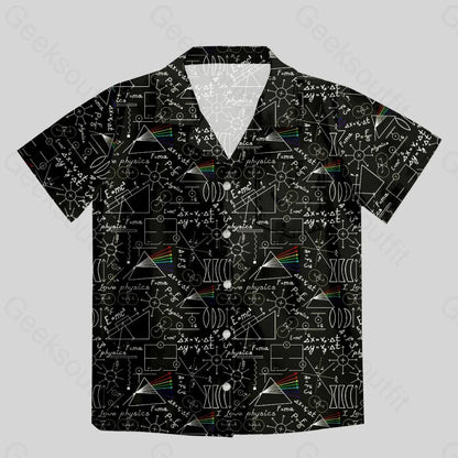 Physics Notebook Button Up Pocket Shirt - Geeksoutfit