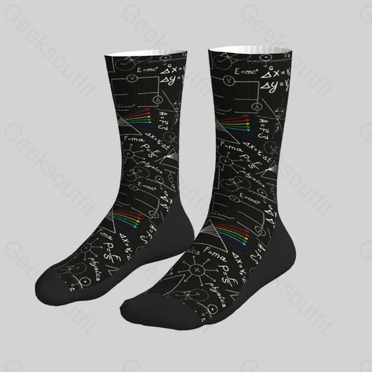 Physics Notebook Men’s Socks Sks029