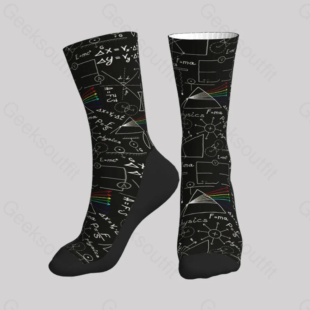 Physics Notebook Men’s Socks