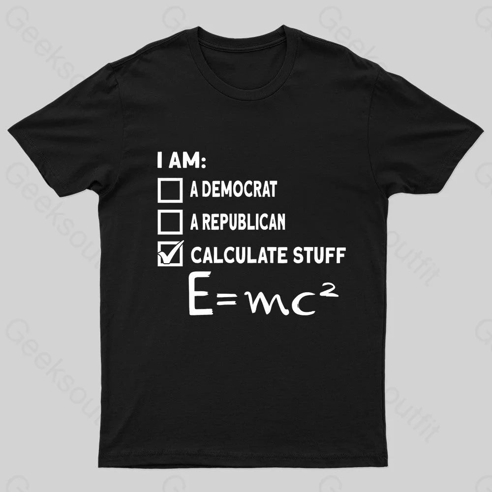 Physics Scientist Nerd T-Shirt Black / S