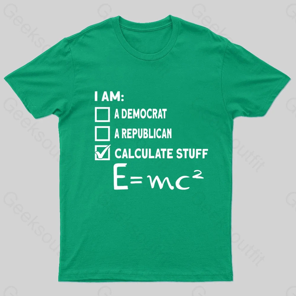 Physics Scientist Nerd T-Shirt Green / S